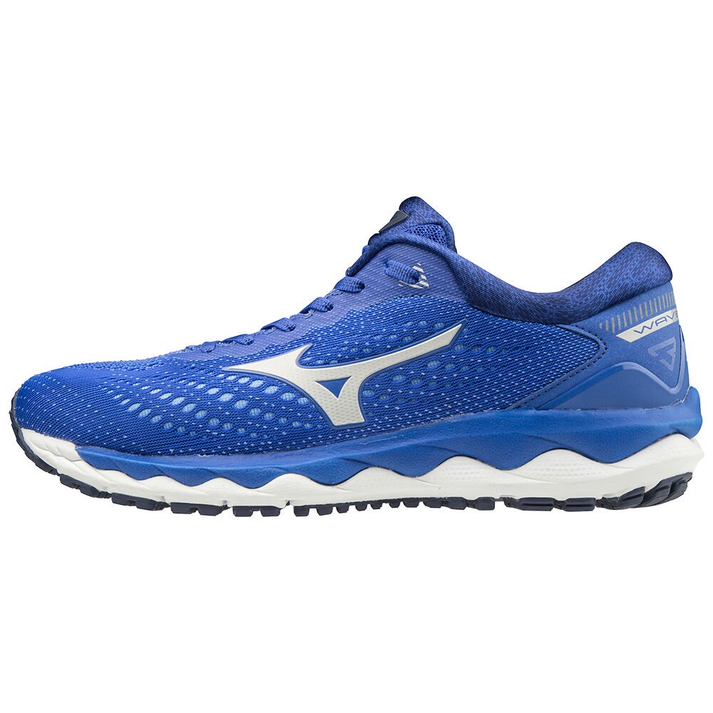 Mizuno Women's Trail Running Shoes WAVE SKY 3 Blue - TRKIVJZ-52